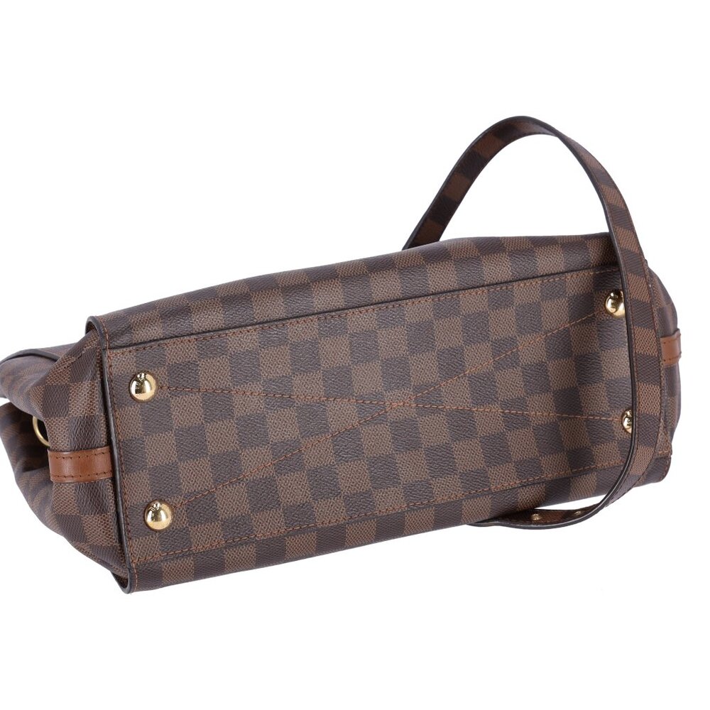 Louis Vuitton Beaumarchais Top Handle Bag Handbag Brown Damier Ebene Pink - Picture 15 of 15